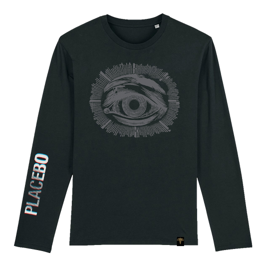'GREY EYE' Black Long Sleeve