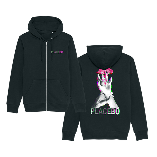 'FLOWER HAND' ZIP HOODIE