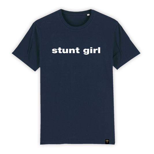 'STUNT GIRL' NAVY T-SHIRT