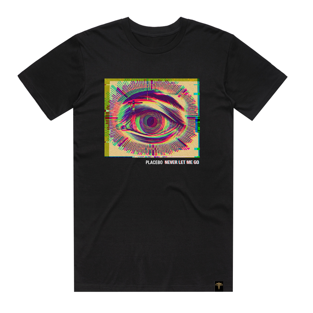 'GLITCH EYE' BLACK T-SHIRT