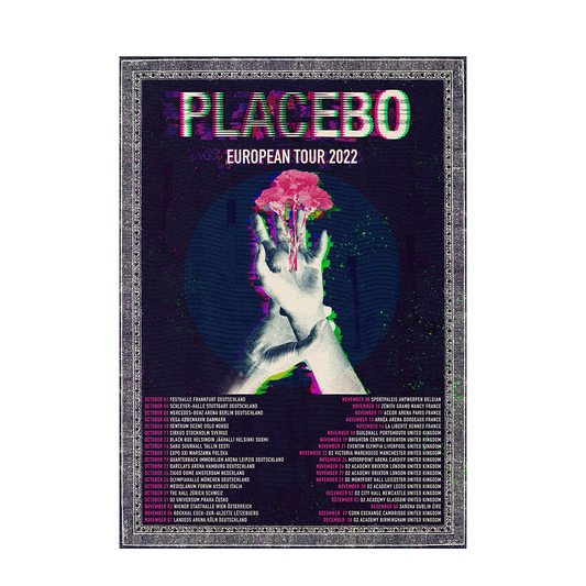 2022 EUROPEAN TOUR 'FLOWER HAND' POSTER