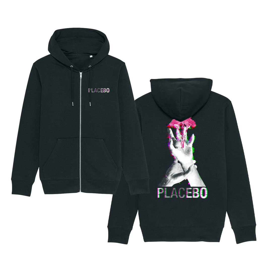 'FLOWER HAND' ZIP HOODIE