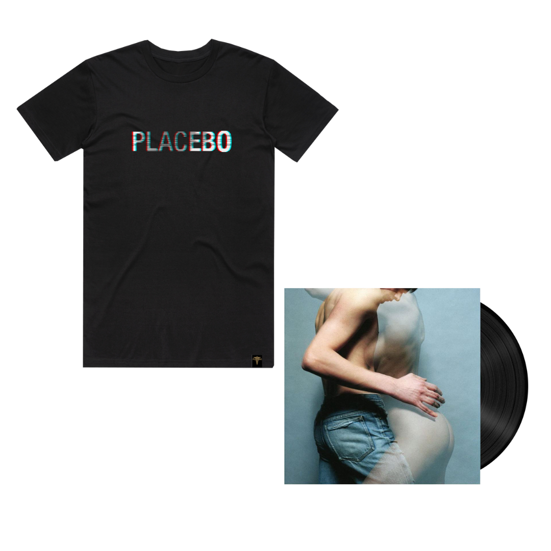 Placebo - Glitch Logo Tee & Sleeping With Ghosts Vinyl