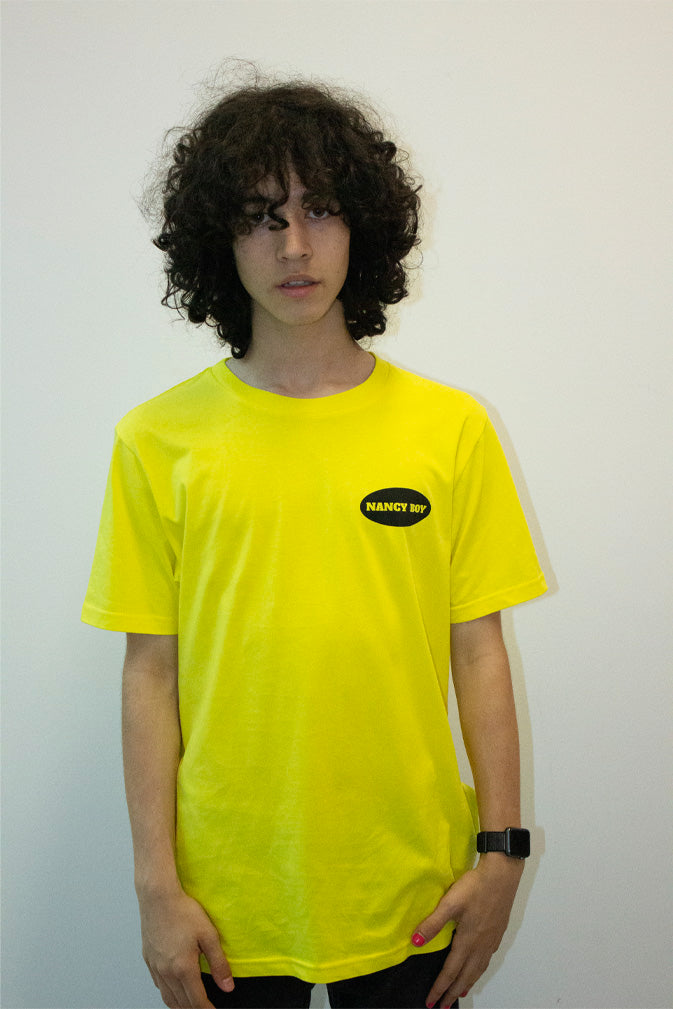 'NANCY BOY' YELLOW T-SHIRT